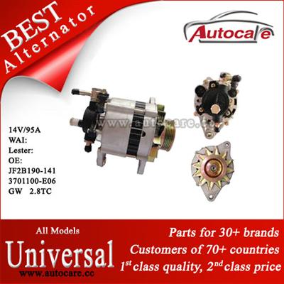 Best Quality Universal Alternator Ref. OE NO.: JF2B190-141 3701100-E06