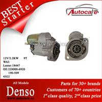 Hot Sale Denso Starter Ref. OE NO.: 228000-6920 190-509