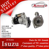 Isuzu Starter Ref. OE NO.:S13-82 8-94136-400-0 8-94136-400-1