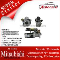 High Quality Mitsubishi Starter Ref. OE NO.:M2T78372 ME087507 M2T78381 ME087590