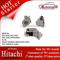 High Quality Hitachi Starter Ref. OE NO.:S25-163B S25-163C S25-163E 8970324642
