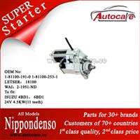 100% Best Quality Nippondenso Starter Ref. OE NO.: 1-81100-191-0 1-81100-253-1