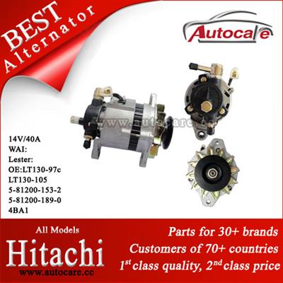 Hot Sale Hitachi Alternator Ref. OE NO.:LT130-97c LT130-105 5-81200-153-2 5-81200-189-0