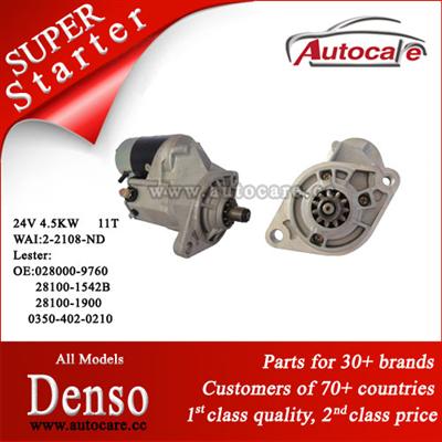 Denso Starter Ref. OE NO.:028000-9760 28100-1542B 28100-1900