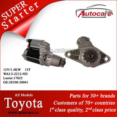 100% High Quality Toyota Starter Ref. OE NO.:28100-28041