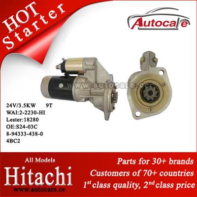 High Quality Hitachi Starter Ref. OE NO.:S24-03C 8-94333-438-0