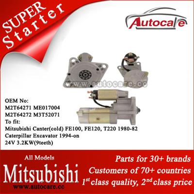 Mitsubishi Starter Ref. OE NO.:M2T64271 ME017004 M2T64272 M3T52071