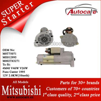 Mitsubishi Starter Ref. OE NO.:M8T75071 ME012995 M002T63271