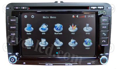Seat Altea XL Leon Toledo Car DVD GPS Player Radio Navigation Head Units A2DP TV
