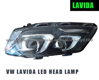 vw lavida led head lighting