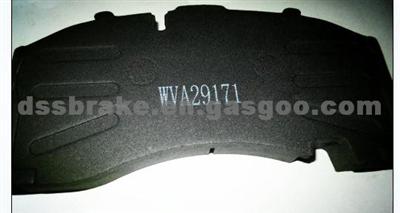 Brake pad WVA29171   09.801.06.95.0