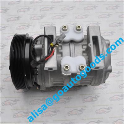 Denso 10P30C Compressor Pump 7PK Pulley Clutch Without Connector Cover Use On 24V Toyota Coaster