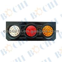High Performance!!!Car/Auto Trailer LED Three Color Iron Tail Light