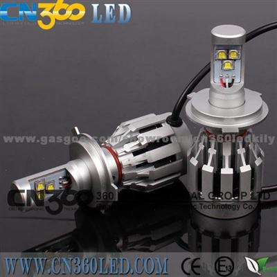 2014 New All In One Led Headlight H4-Hi/Lo 30w 3000lumen All In One Heat Dissipation Car Led Headlight