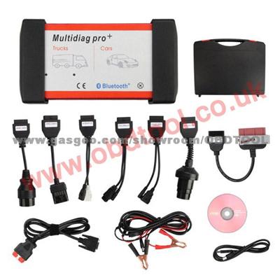V2013.03 Bluetooth Multidiag Pro+ With 4GB Card Plus Car Cables 115EUR
