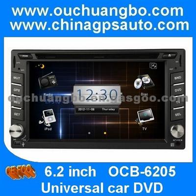 Ouchuangbo Universal Steering Wheel Control Car GPS 3D CD DVD Player Radio Bluetooth