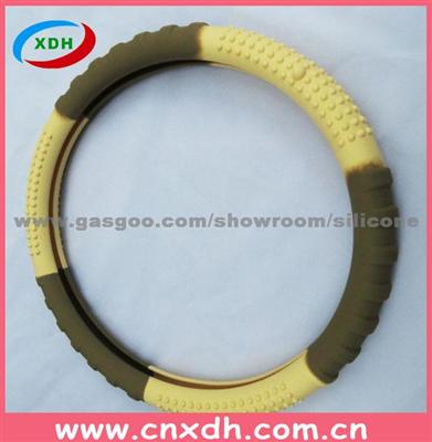 Double Color,Silicone Steering Wheel Cover