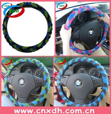 Military Green Style Steering Wheel Cover