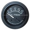 Utrema Black Marine Oil Pressure Gauge 2-1/16 In.