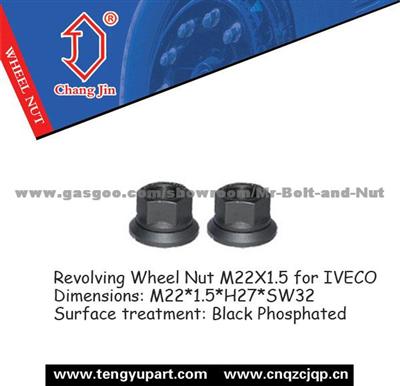 3854000124 Revolving Wheel Nut M22X1.5 For IVECO