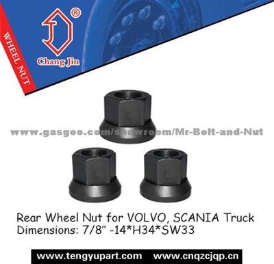 Wheel Nut For VOLVO, SCANIA Truck