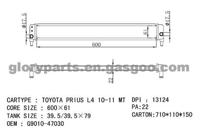 TOYOTA Radiator G901047030/G901047031/G9010-47050