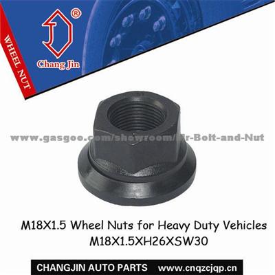 M18X1.5 Wheel Nuts For Heavy Duty Vehicles