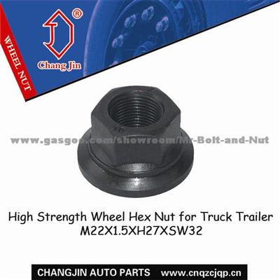 High Strength Wheel Hex Nut For Truck Trailer