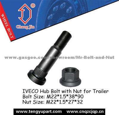 IVECO Hub Bolt With Nut For Trailer 42117451