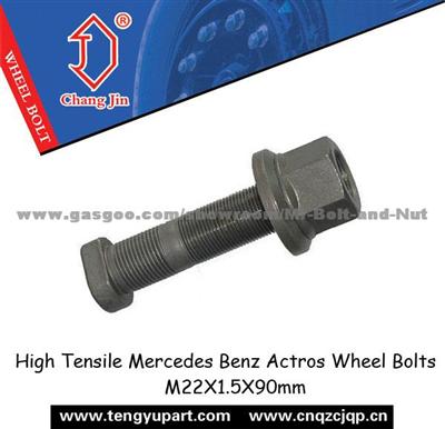 High Tensile Mercedes Benz Actros Wheel Bolts