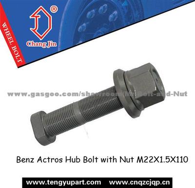 Benz Actros Hub Bolt With Nut M22X1.5X110