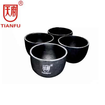 TIANFU Clay High Temperature Crucible For Melting Aluminum/Zinc