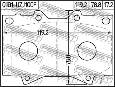 Buy Toyota Ceramic Brake Pads