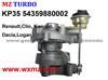 MZ TURBO SALES KKK KP35 54359880002 Turbocharger Apply For Clio Kangoo