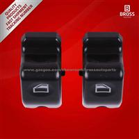 Bross BDP136 1 Piece Window Switch Button Repair Plastic Cover For Fiat Siena