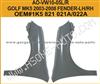 AsOne Auto Parts For Volkswagen Golf Mk5 Gti Front Wing OEM 1K5821021A