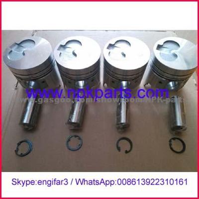 Yanmar Engine Parts Forklift Parts 4TNE98 Piston With Pin And Clip 129903-22120s