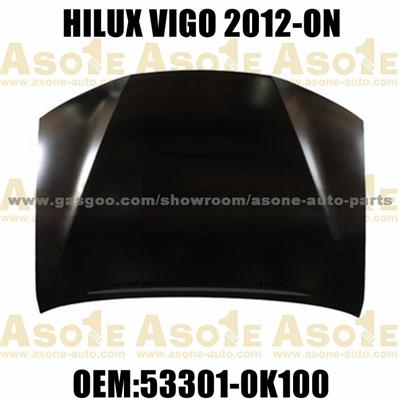 Auto Steel Hood Without Turbo Hole Used For VIGO 2012-ON OEM 53301-0K010