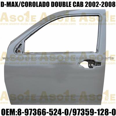 PICK-UP Truck Front Door For D-MAX Colorado Double Cab 2002-2008 OEM 8-97366-524-0/97359-128-0