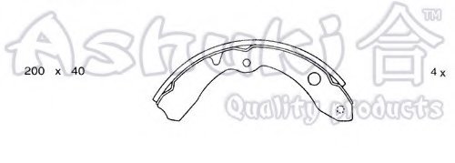 Brake Shoe Set