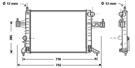 engine cooling Radiator