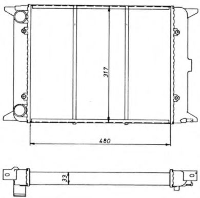 engine cooling Radiator