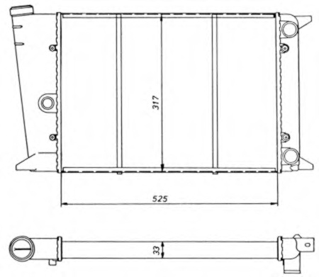 engine cooling Radiator