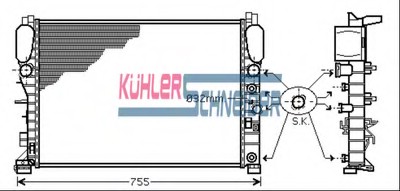 engine cooling Radiator