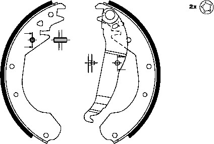 Brake Shoe Set