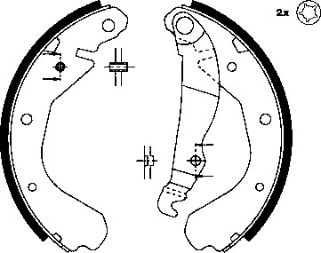 Brake Shoe Set