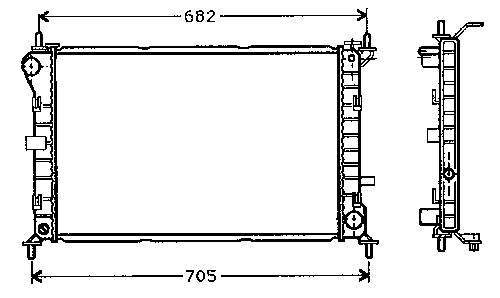 engine cooling Radiator