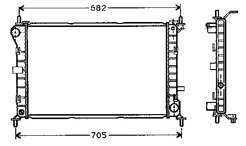 engine cooling Radiator