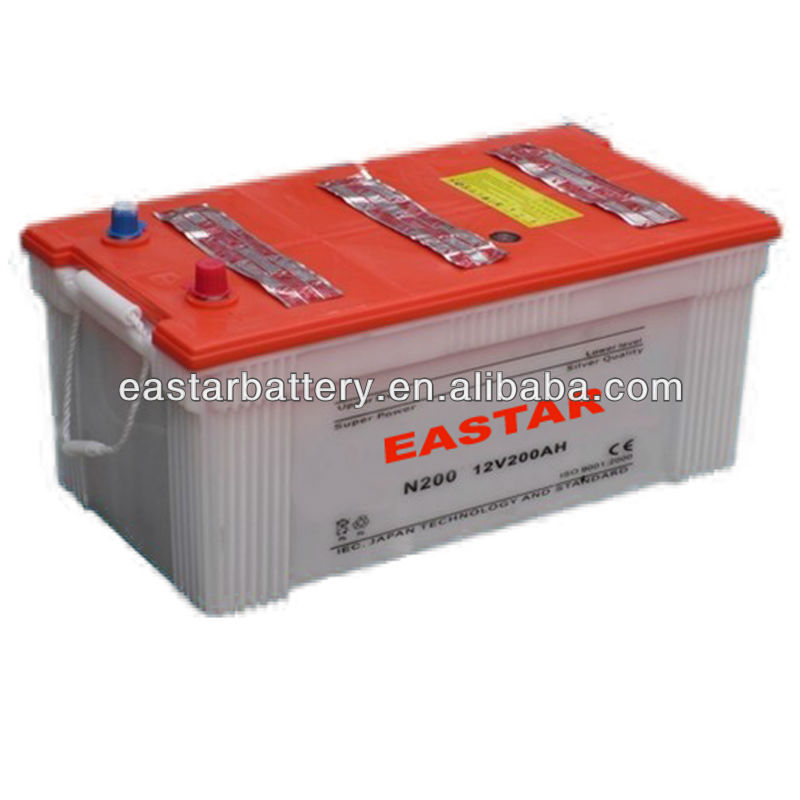 Factory OEM Auto Battery Dry Charged Car battery With DIN / JIS Standard