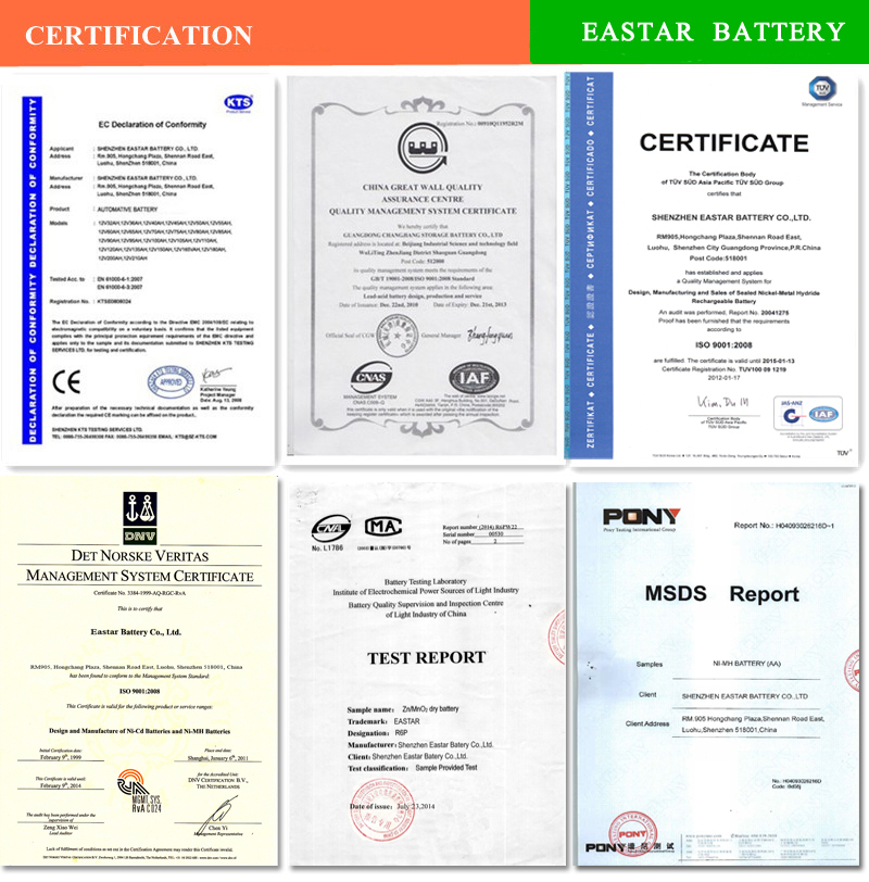 Dry Charged Automobile battery